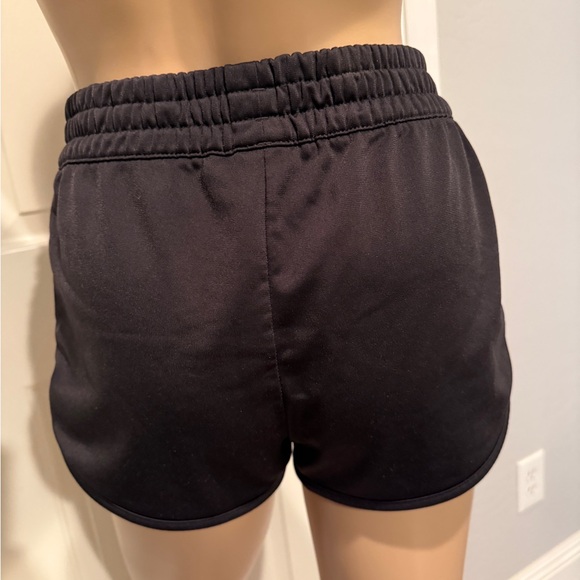 Adidas Black and White Sporty Shorts with Signature Stripes - Picture 4 of 6